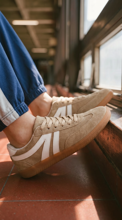 Zapatilla Quebec Beige