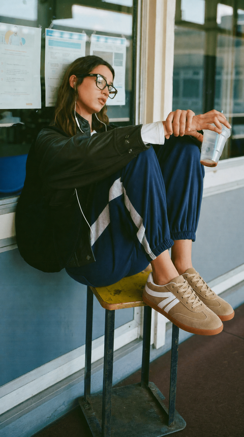 Zapatilla Quebec Beige