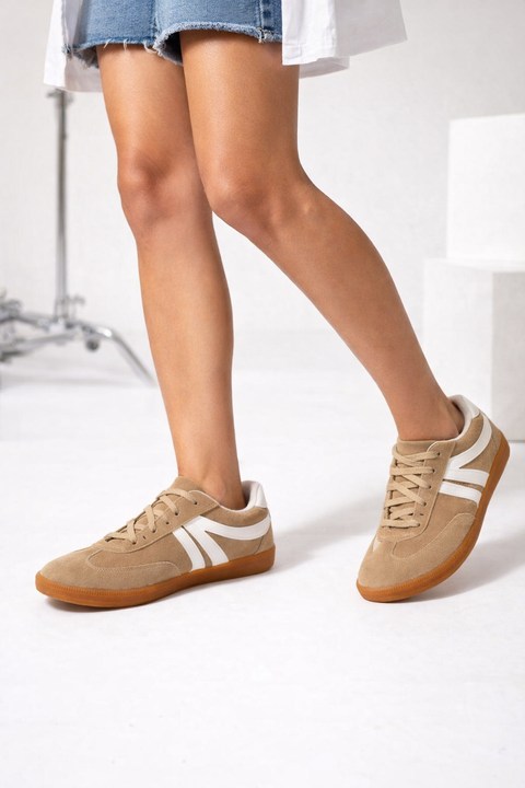 Zapatilla Quebec Beige